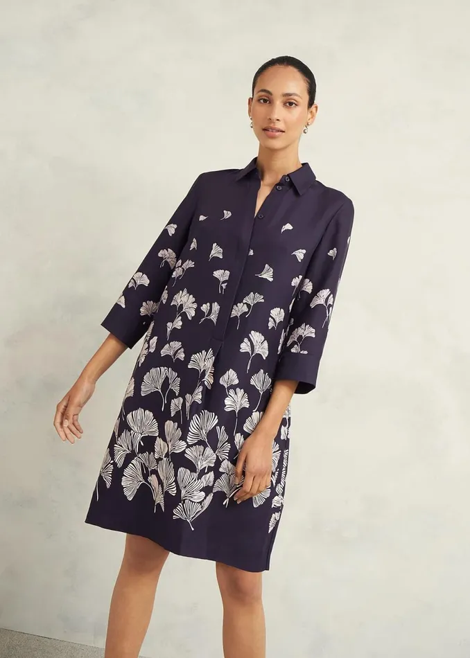 Women Dresses and Jumpsuits Hobbs Marci Dress Navy Multi