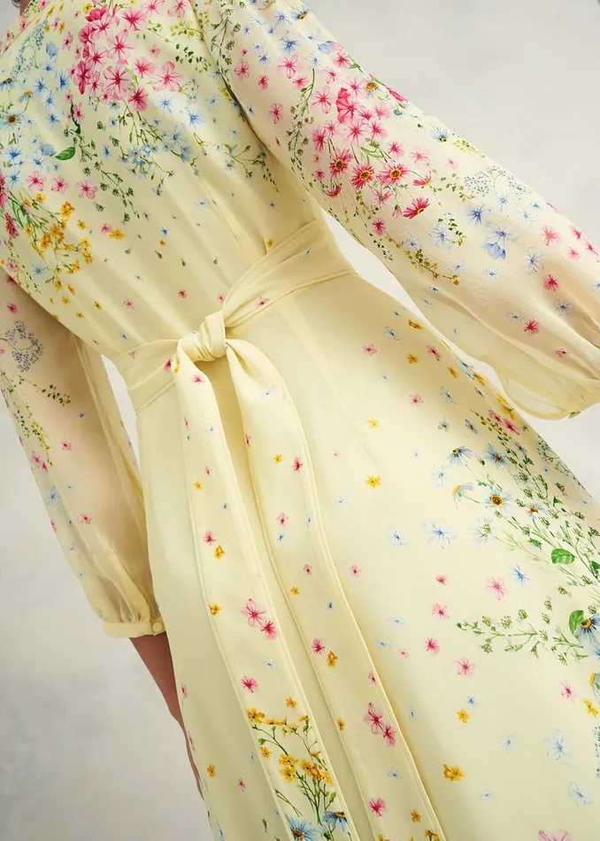Women Dresses and Jumpsuits Hobbs Petite Emma Dress Yellow Multi