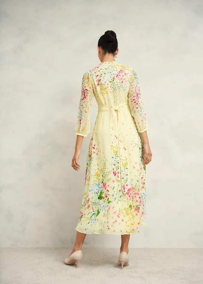 Women Dresses and Jumpsuits Hobbs Petite Emma Dress Yellow Multi