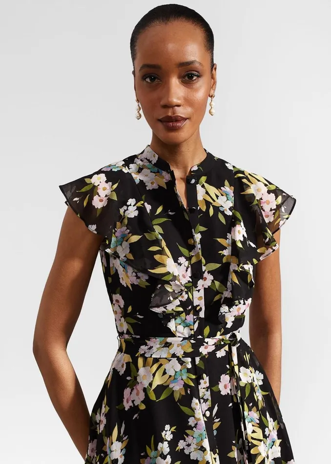 Women Dresses and Jumpsuits Hobbs Petite Erica Dress Black Multi