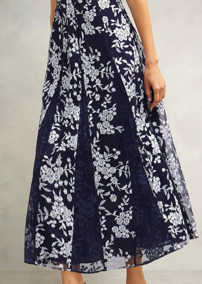 Women Dresses and Jumpsuits Hobbs Petite Quin Dress Midnight Ivory