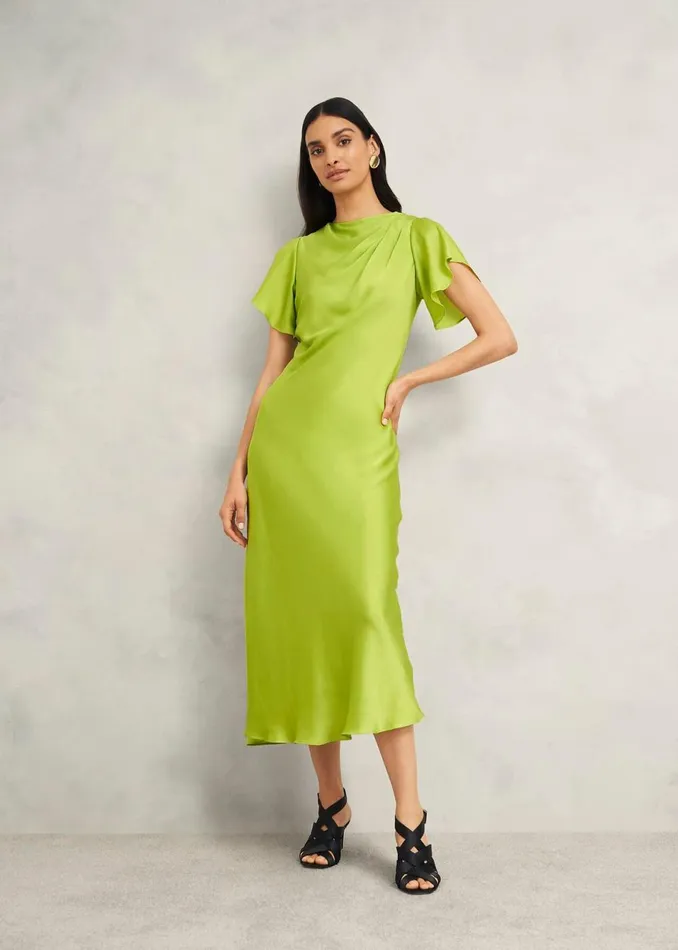 Women Dresses and Jumpsuits Hobbs Tremeer Dress Lime Green