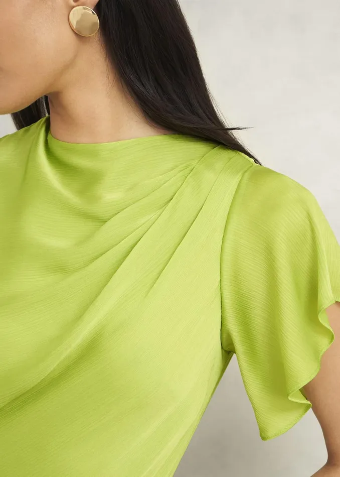 Women Dresses and Jumpsuits Hobbs Tremeer Dress Lime Green