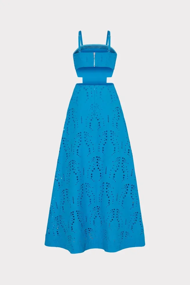 Women Dresses Milly Crosby Butterfly Eyelet Maxi Dress Blue Women Dresses Milly Crosby Butterfly Eyelet Maxi Dress Blue