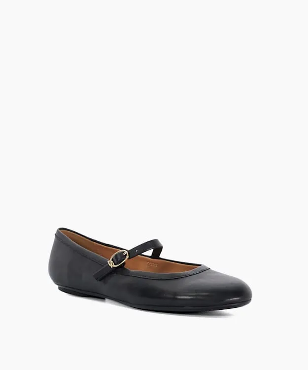 Women Dune London Ballet Pumps Mary Jane Ballet Flats Black