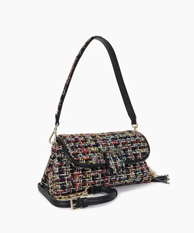 Women Dune London Crossbody Bags Boucle Shoulder Bag Multi Fabric