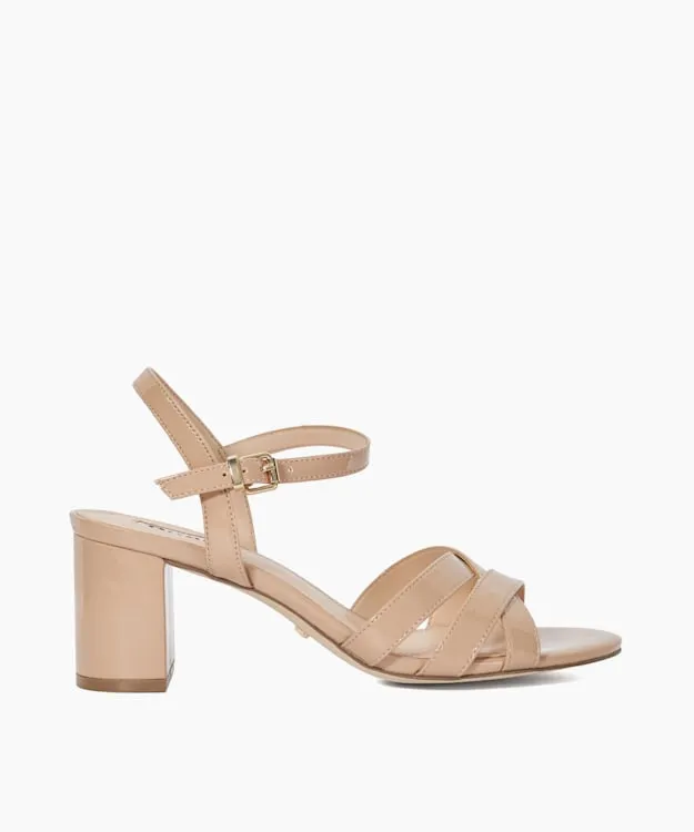 Women Dune London Heeled Sandals Block Heel Sandals Pink