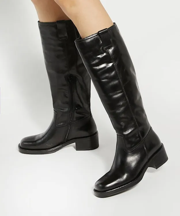 Women Dune London Knee High Boots Knee High Boots Black
