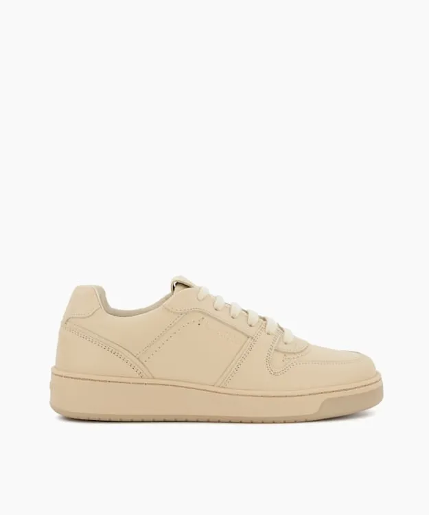 Women Dune London Trainers Leather LaceUp Trainers Neutral
