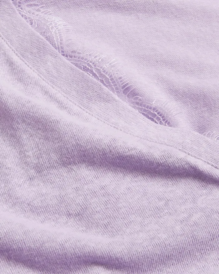 Women EFFIY 8211 VNeck Vest With Lace Neckline Lilac Ted Baker Tops and Blouses Women EFFIY 8211 VNeck Vest With Lace Neckline Lilac Ted Baker Tops and Blouses
