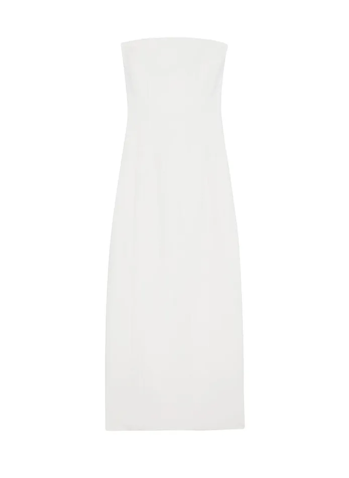 Women Elizabeth Strapless Midi Dress White ALC Dresses