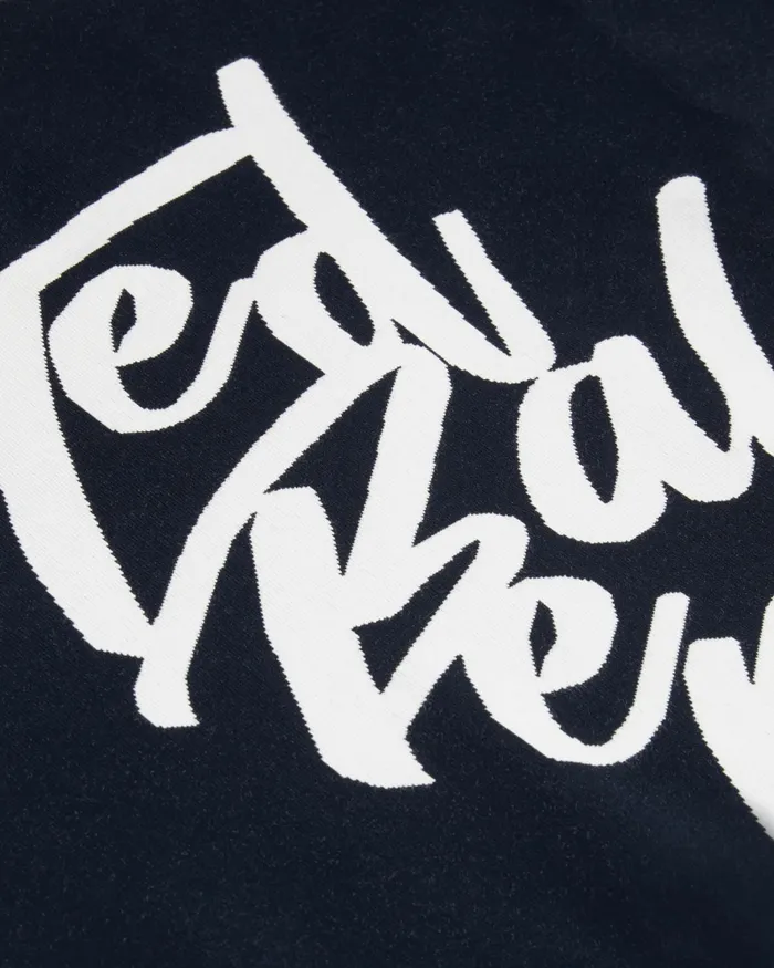 Women EMALLLY 8211 Branded Jacquard Knit Navy Ted Baker Tops and Blouses