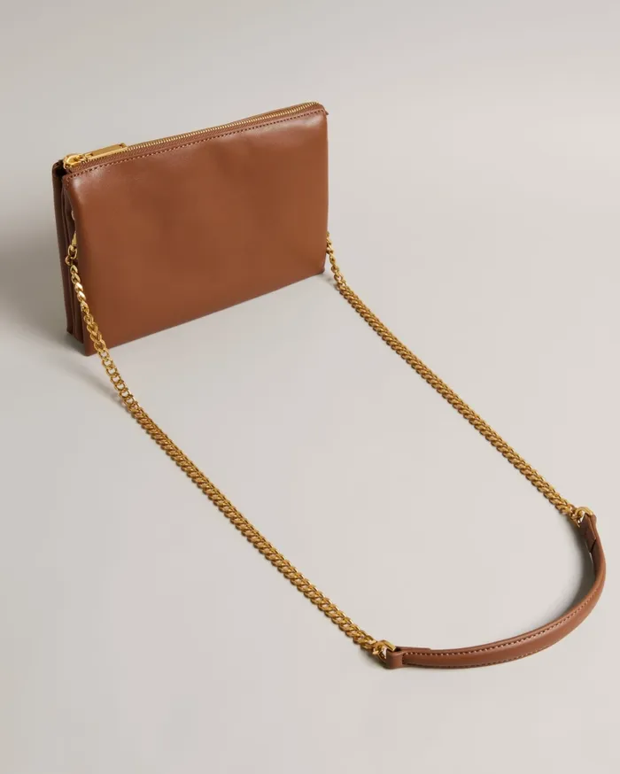 Women ESILLE 8211 Webbing Leather Cross Body Bag Brown Ted Baker Crossbody Bags Women ESILLE 8211 Webbing Leather Cross Body Bag Brown Ted Baker Crossbody Bags