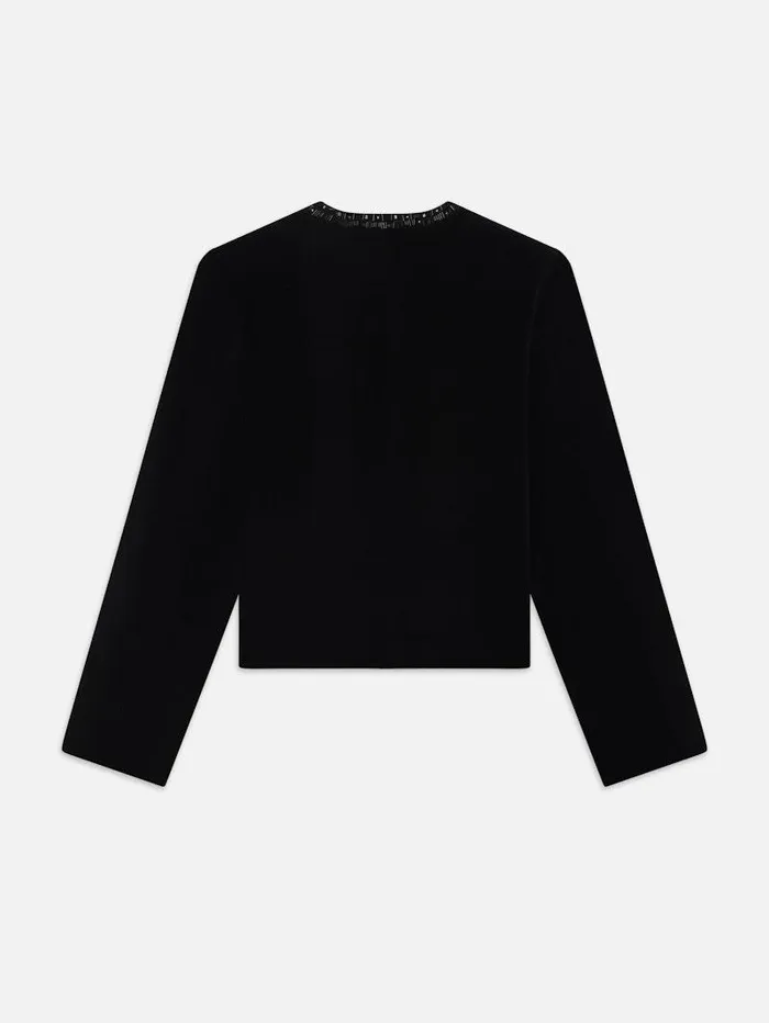 Women FRAME Jackets and Coats Embellished Velvet Jacket Women FRAME Jackets and Coats Embellished Velvet Jacket