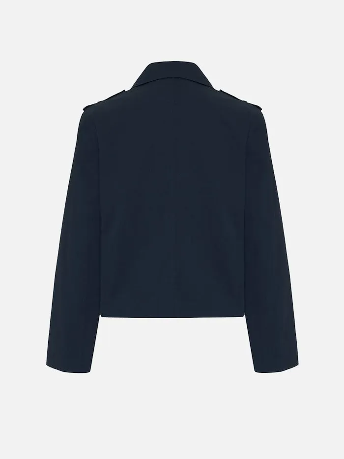 Women FRAME Jackets and Coats Short Trench Jacket Women FRAME Jackets and Coats Short Trench Jacket