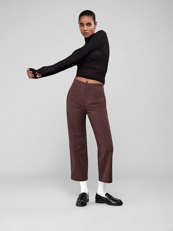 Women FRAME Pants Le Jane Crop Trouser Women FRAME Pants Le Jane Crop Trouser