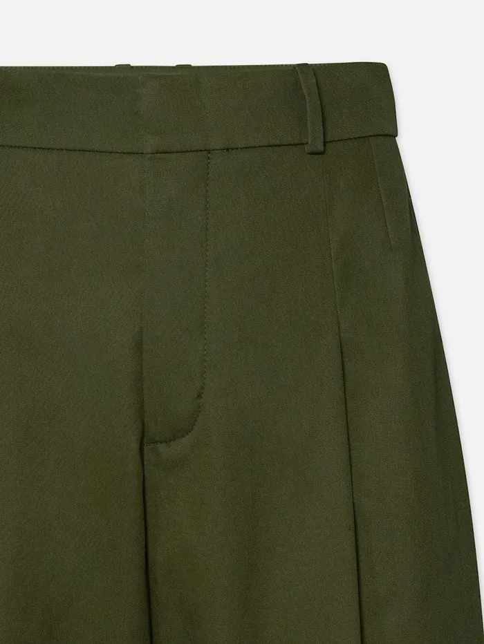 Women FRAME Pants Pleated Wide Leg Pant