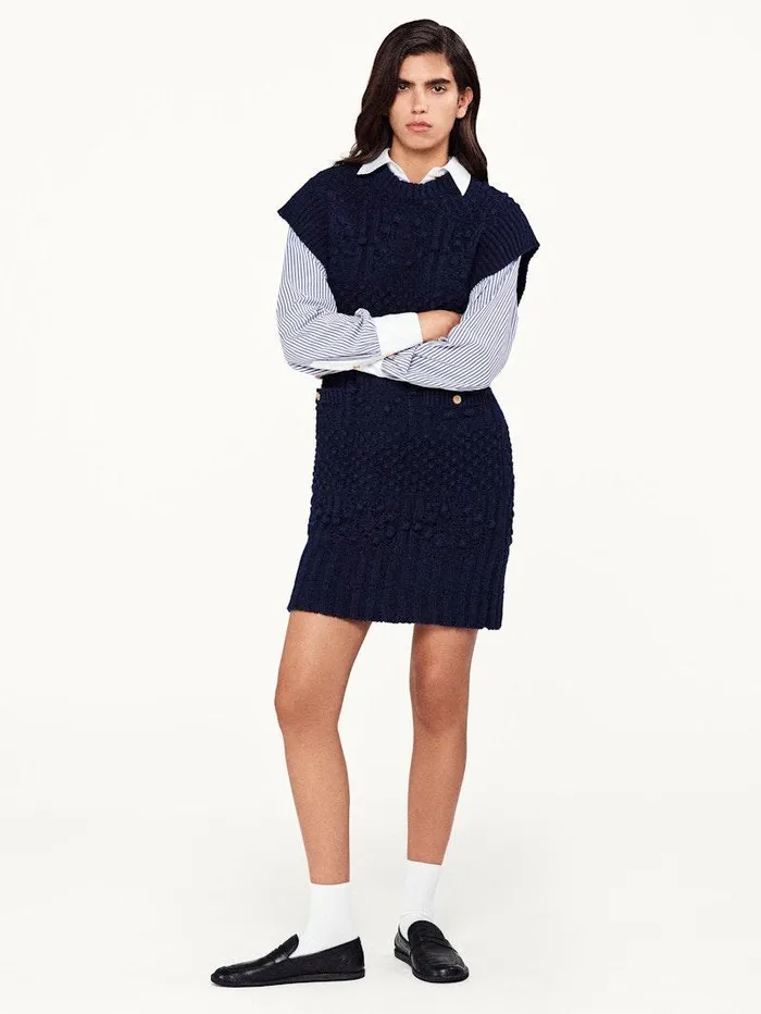 Women FRAME Sweaters Knitted Vest Dress