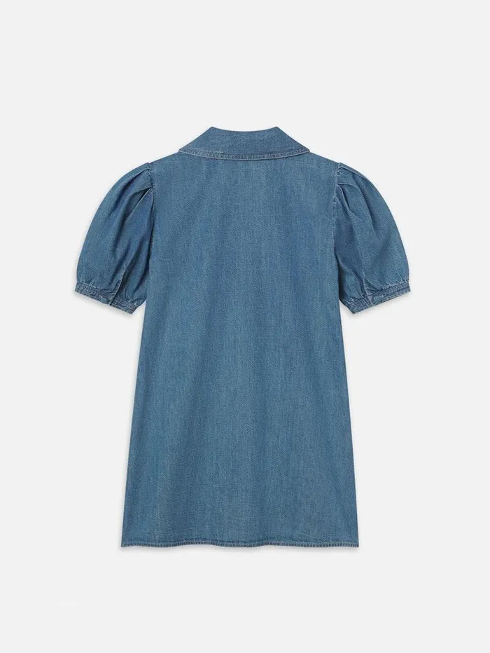 Women FRAME The Resort Edit Denim Sailor Dress
