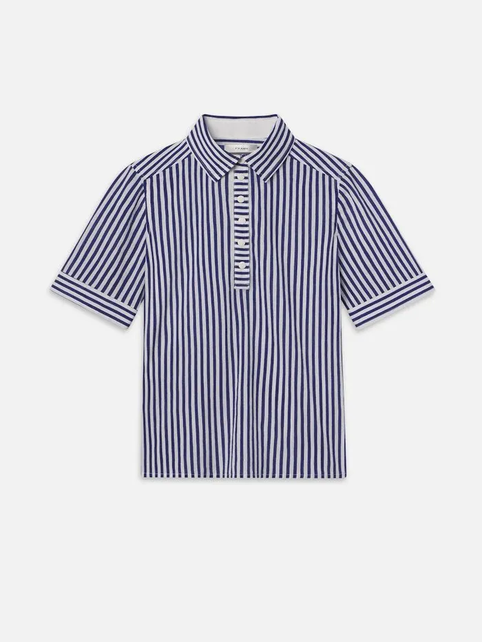 Women FRAME The Resort Edit The Snap Polo