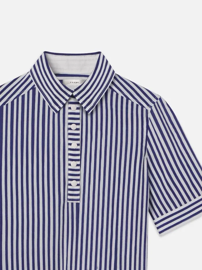 Women FRAME The Resort Edit The Snap Polo Women FRAME The Resort Edit The Snap Polo
