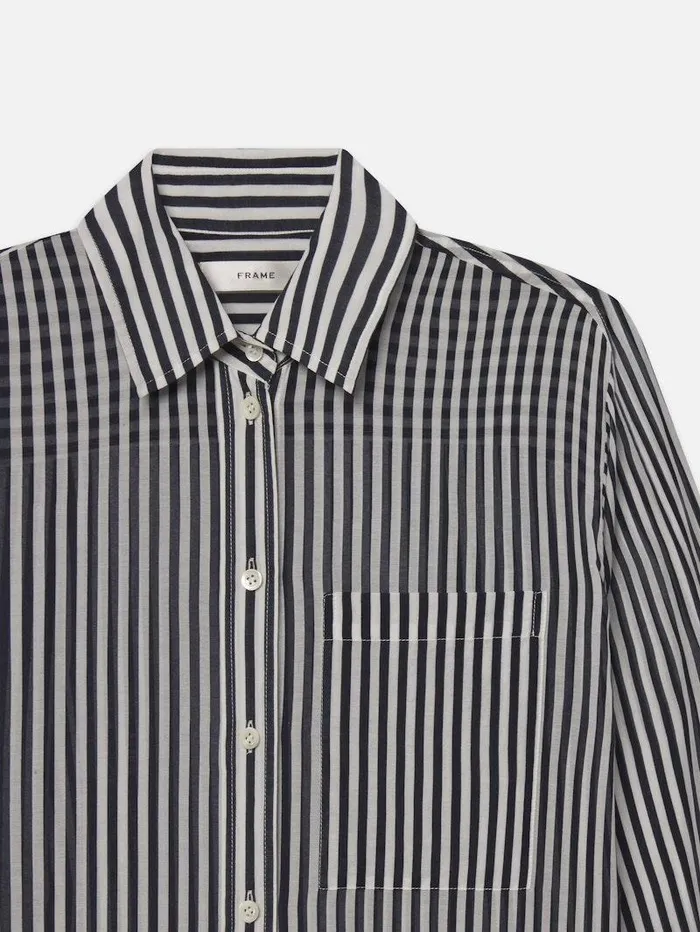 Women FRAME Tops and Blouses The Oversized Pocket Shirt