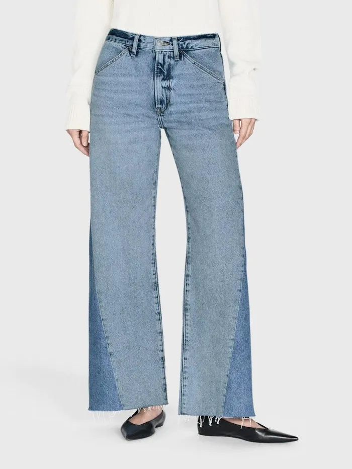 Women FRAME Wide Leg Le Baggy Palazzo Outseam Insert Women FRAME Wide Leg Le Baggy Palazzo Outseam Insert