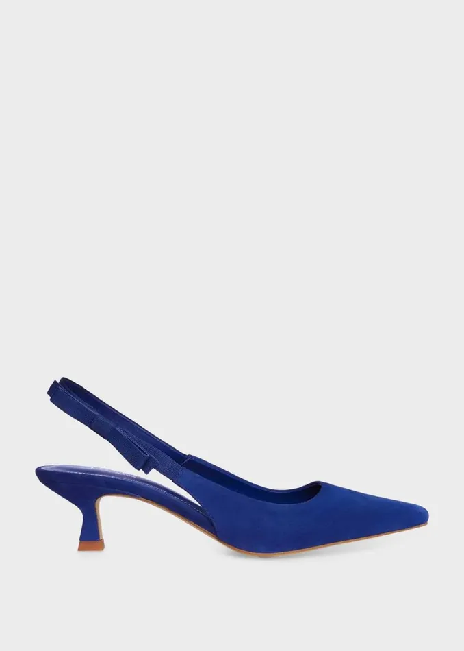 Women Heels Hobbs Safia Slingback Lapis Blue
