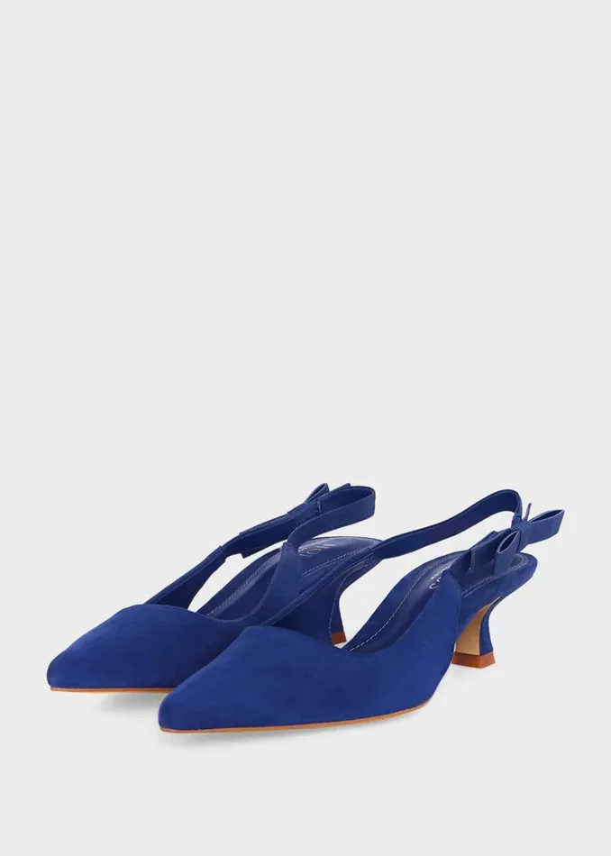 Women Heels Hobbs Safia Slingback Lapis Blue