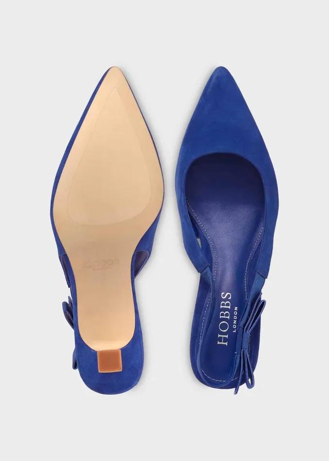 Women Heels Hobbs Safia Slingback Lapis Blue