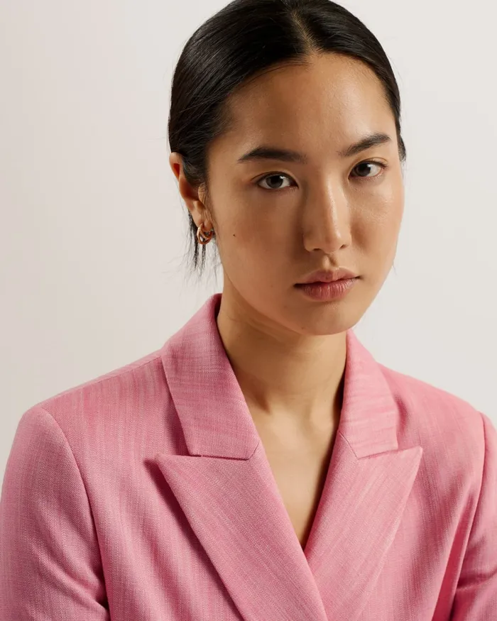Women HIROKO 8211 Oversized Tailored Wrap Blazer Jacket Pale Pink Ted Baker Coats and Jackets Women HIROKO 8211 Oversized Tailored Wrap Blazer Jacket Pale Pink Ted Baker Coats and Jackets