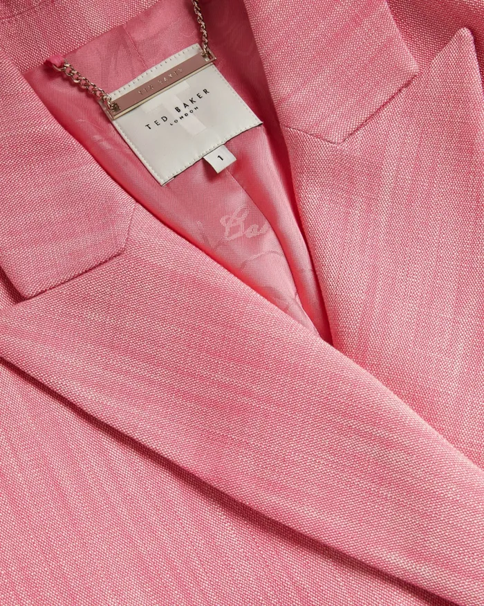 Women HIROKO 8211 Oversized Tailored Wrap Blazer Jacket Pale Pink Ted Baker Coats and Jackets Women HIROKO 8211 Oversized Tailored Wrap Blazer Jacket Pale Pink Ted Baker Coats and Jackets