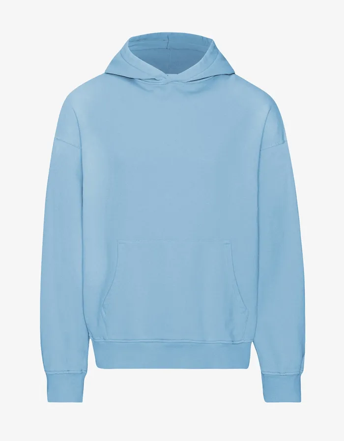 Women Hoodies Colorfulstandard Organic Oversized Hood 8211 Seaside Blue