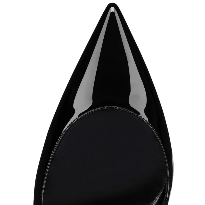 Women Hot Chick Sling 100 Mm Sling Back Pumps 8211 Patent Calf 8211 Black Christian Louboutin Pumps
