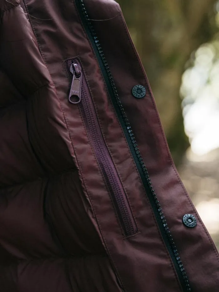 Women Ignis Jacket Black Cherry Finisterre Jackets Coats and Gilets