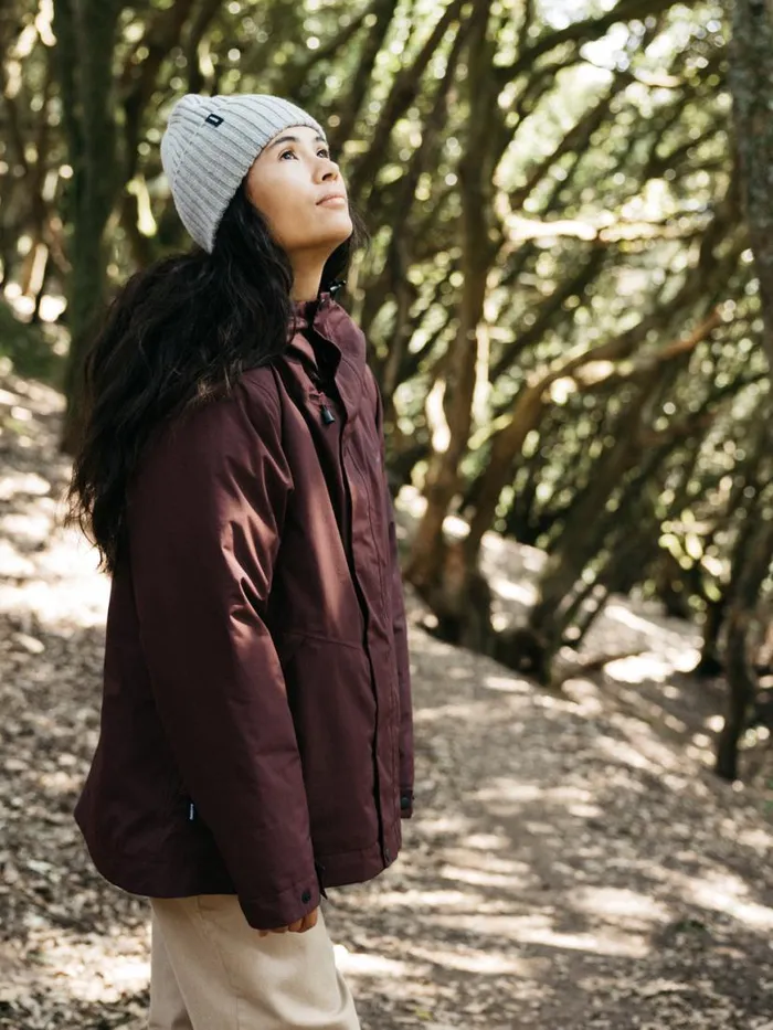 Women Ignis Jacket Black Cherry Finisterre Jackets Coats and Gilets