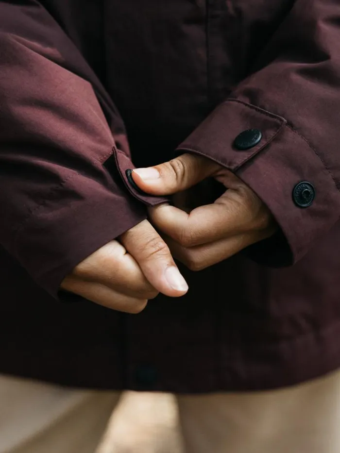 Women Ignis Jacket Black Cherry Finisterre Jackets Coats and Gilets