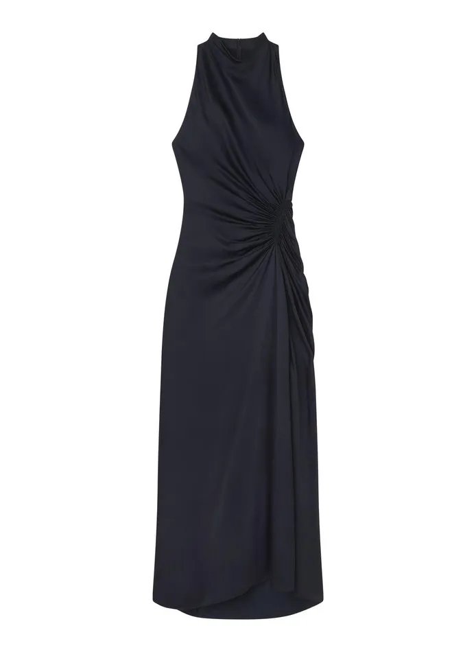 Women Inez Satin Gown Dark Sapphire ALC Dresses