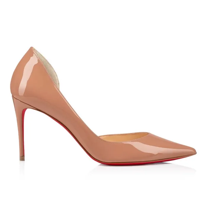 Women Iriza 85 Mm Pumps 8211 Patent Calf Leather 8211 Blush Christian Louboutin Pumps