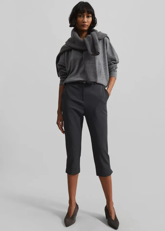 Women Isha Sweater 8211 Grey The Frankie Shop Knitwear