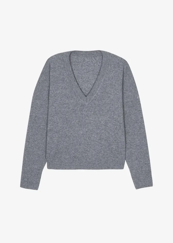 Women Isha Sweater 8211 Grey The Frankie Shop Knitwear