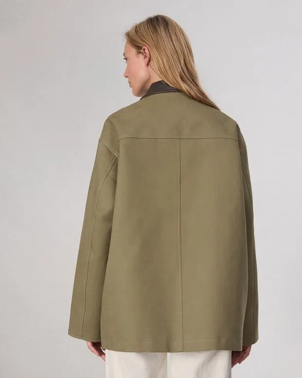 Women Jackets and Coats Rag and Bone Cassidy Cotton Jacket Army
