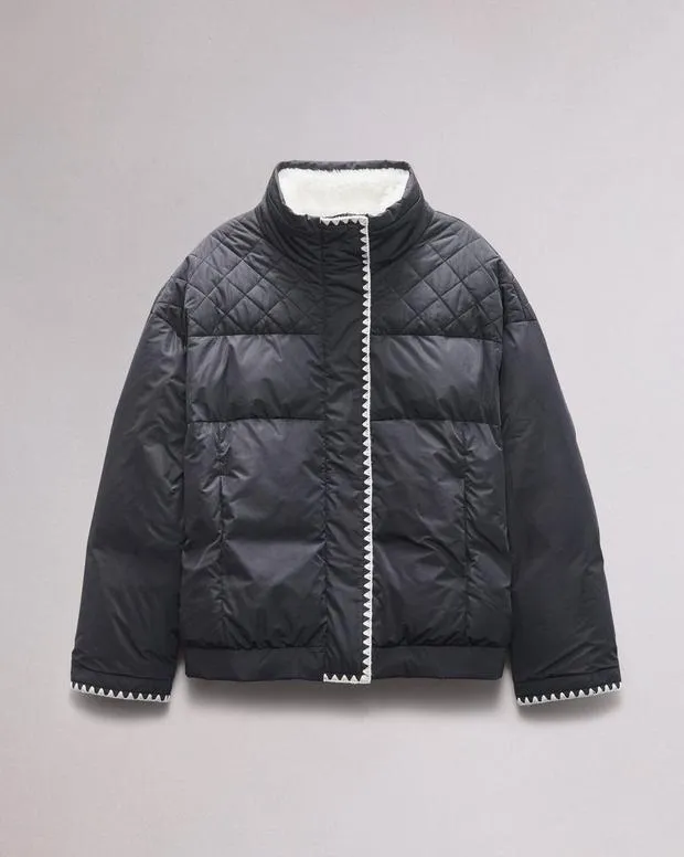 Women Jackets and Coats Rag and Bone Ingrid Puffer Jacket Black