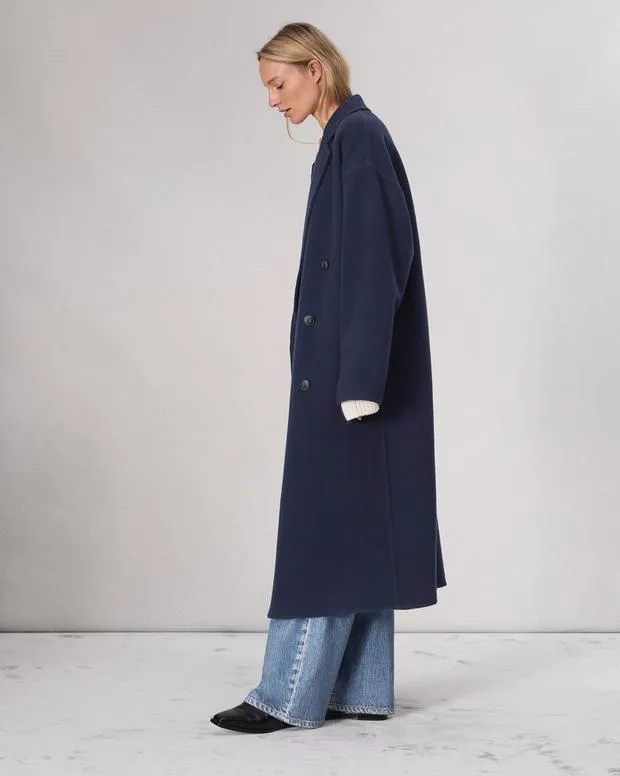 Women Jackets and Coats Rag and Bone Thea WoolBlend Coat Navy