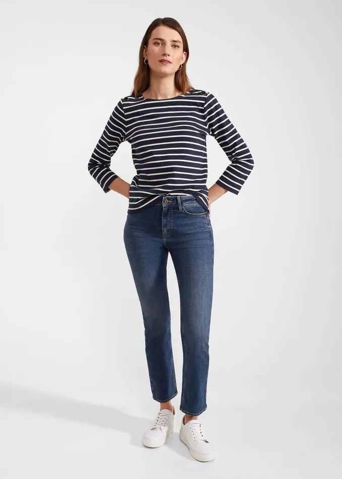 Women Jeans Hobbs Macy Slim Jeans Mid Wash