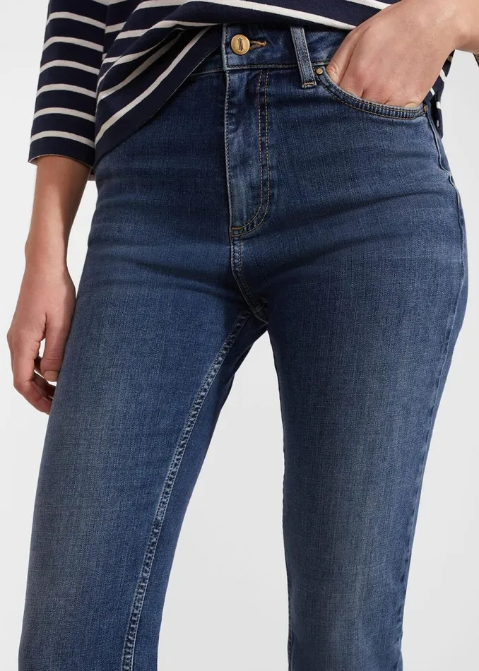 Women Jeans Hobbs Macy Slim Jeans Mid Wash