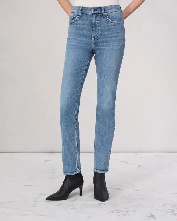 Women Jeans Rag and Bone Flexi Wren Slim Jean Flexi Smooth and Sculpt Denim Mack