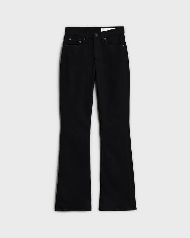 Women Jeans Rag and Bone Peyton Bootcut Jean High Stretch Denim Black