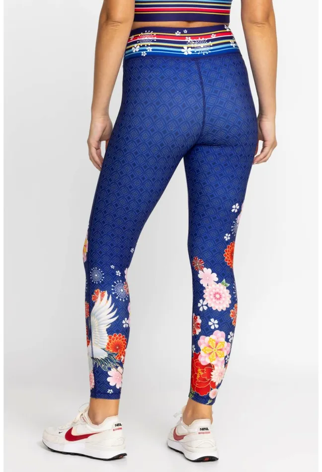 Women Johnny Was Active Pajaro High Waist Pocket Legging Pajaro