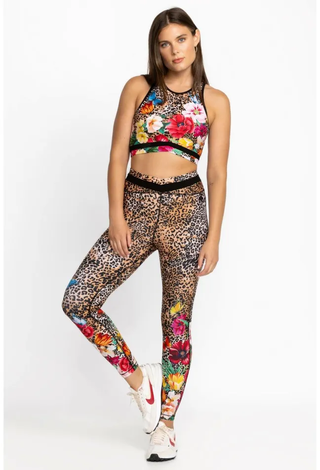 Women Johnny Was Active Sandra High Waist Criss Cross Legging Sandra